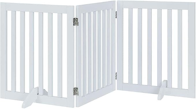 unipaws 24”H Free Standing Pet Gate by unipaws
