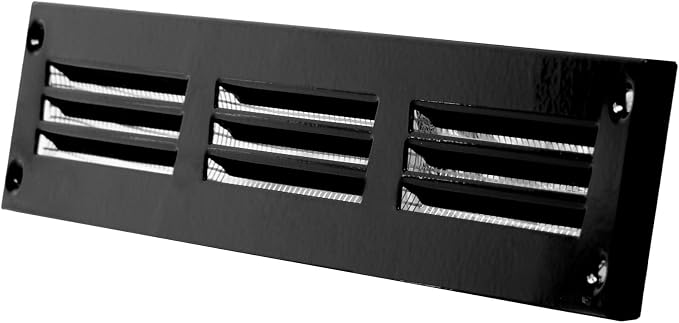 Repa Market 2-Pack Black Air Vent Cover 12" x 2" Inch - Image 8