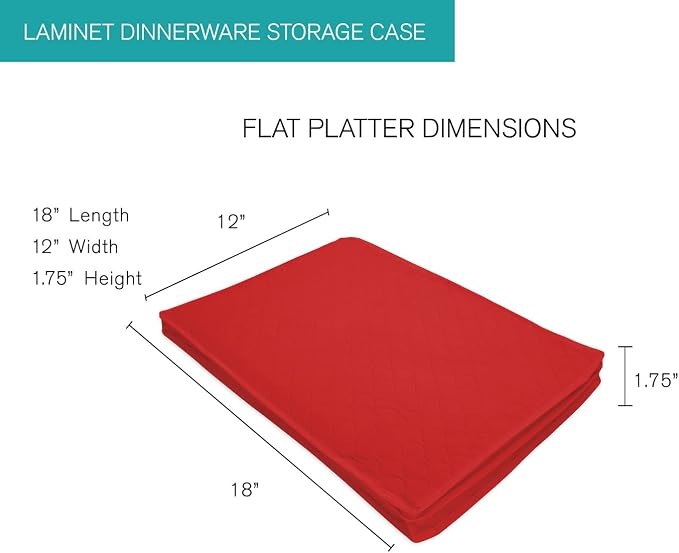 LAMINET 6 Piece Quilted Dinnerware Storage Starter Set - Image 7