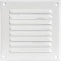 Square Ventilation Grille / 5" x 5" Inch Inside Measurement/White Metal Air by Unknown