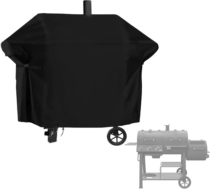 Grill Cover for Oklahoma Joe's Longhorn Combo Charcoal Gas Smokers & Grills by Aidetech