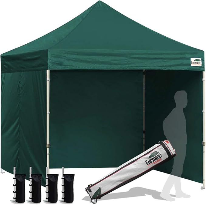 Eurmax USA 8'x8' Pop-up Canopy Tent Commercial Instant Canopies by Eurmax