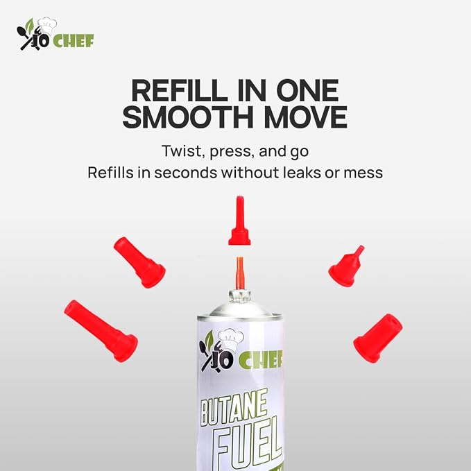 Jo Chef Butane Fuel Refill, Lighter Butane Fuel Canister, Butane Gas Refill - Image 4