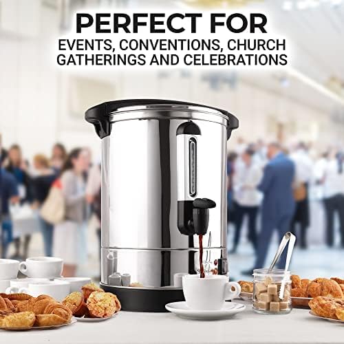 Zulay Kitchen Commercial Grade Coffee Maker Hot Water Urn - Image 4