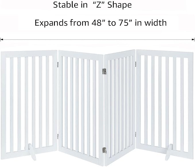 unipaws 36”H Free Standing Pet Gate - Image 6