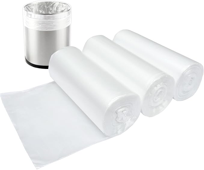 1.2 Gallon Small Trash Bags, 4.5 Liter Trash Can Liners Garbage Bags by SOSOHOME