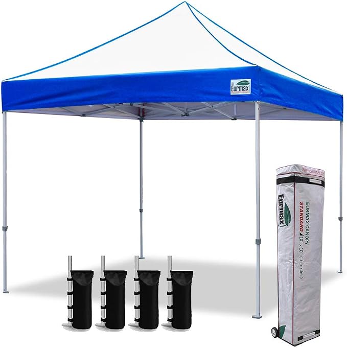 Eurmax USA Standard 10x10ft Patio Pop Up Canopy Tent by Eurmax