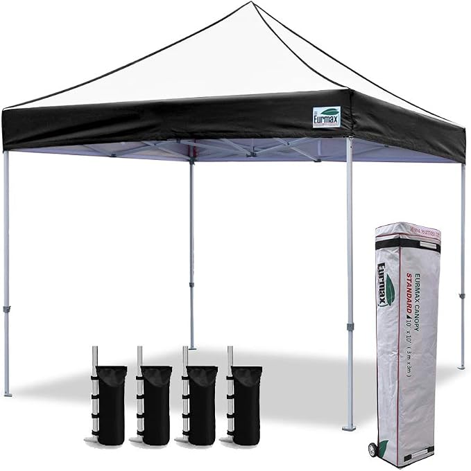 Eurmax USA Standard 10x10ft Patio Pop Up Canopy Tent by Eurmax