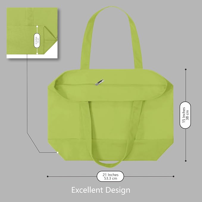TOPDesign 1-Pack Canvas Tote Bag - Image 5