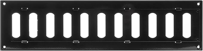 Repa Market 16" x 4" Inch Black Adjustable Air Vent Cover - Image 7