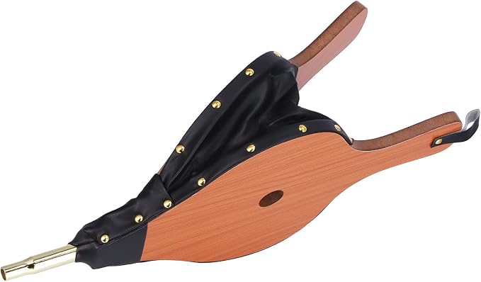 Wood Fireplace Bellows, Large Wood Air Blower - Image 4