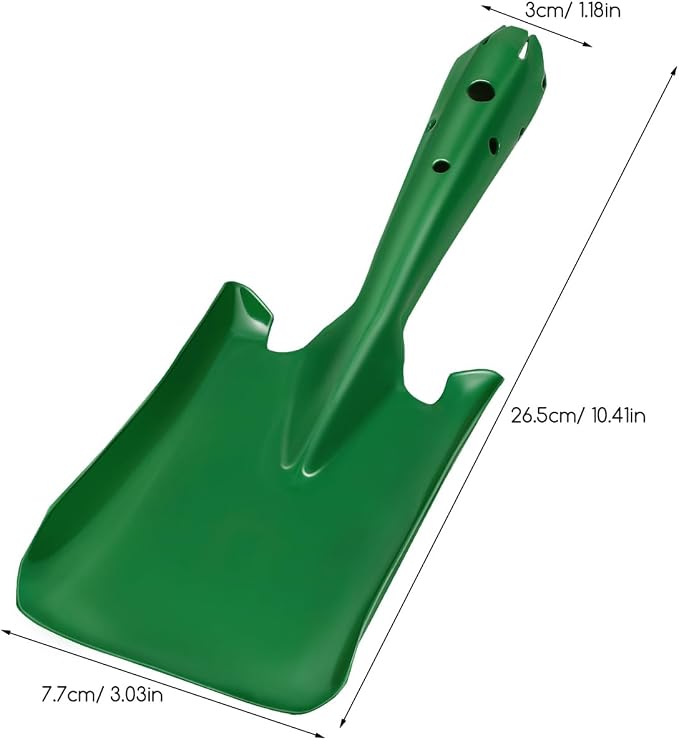 BESPORTBLE Ash Scoop for Fireplace, Fire Pit & Wood Stove – Small Iron Coal - Image 3