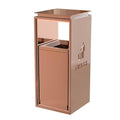 Commercial Trash Can - 42L Heavy Duty Stainless Steel Garbage Bin by CrazyAnt