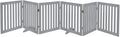 unipaws 120" Extra Wide Pet Gate, Free Standing Dog Gate by unipaws