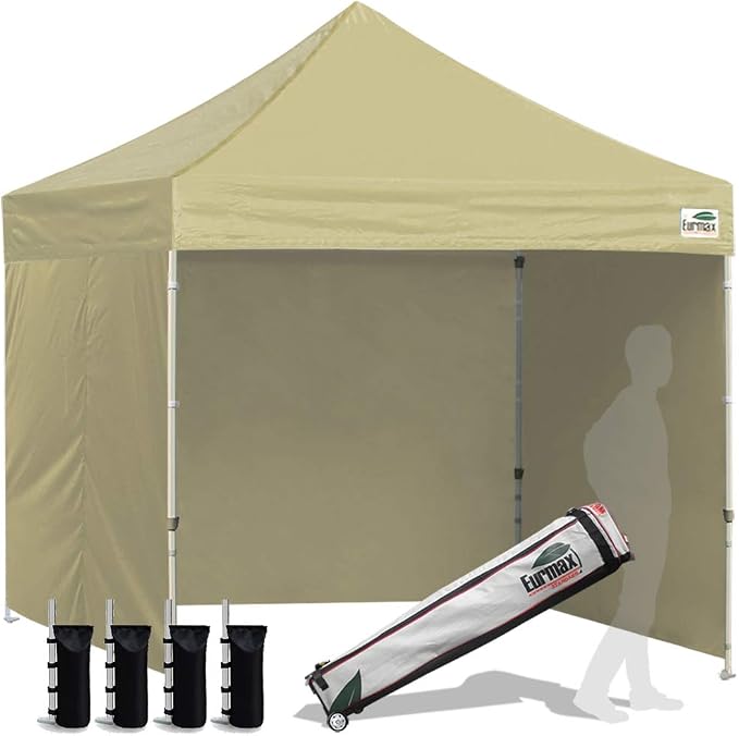 Eurmax USA 8'x8' Pop-up Canopy Tent Commercial Instant Canopies by Eurmax