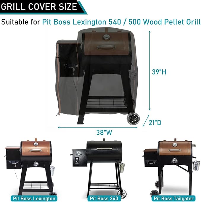 ZJYWSCH Grill Cover for Pit Boss Lexington 540 500 PB500LXW1 PB500NX PB340TGW1 - Image 2