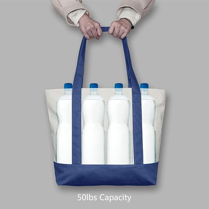 TOPDesign 30-Pack Canvas Tote Bags - Image 6