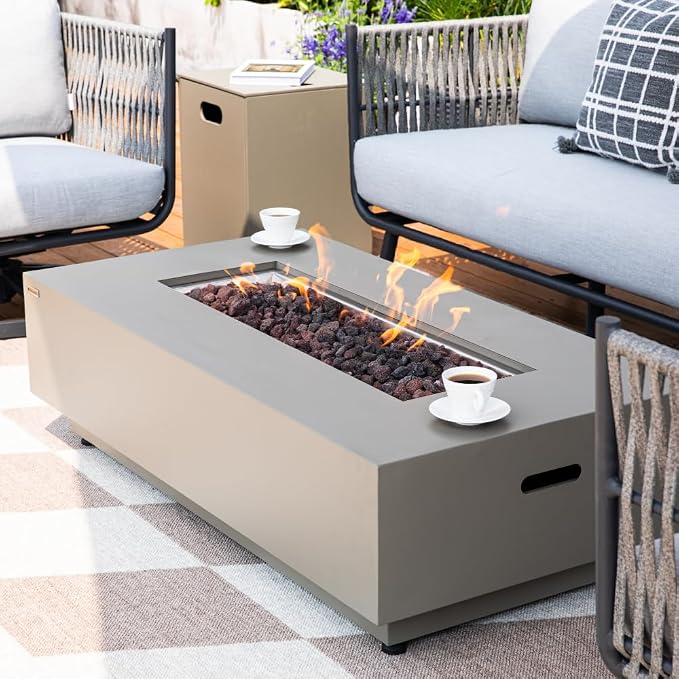 Westwood 50” Propane Fire Pit Smokeless Firepit Converts to Outdoor Gas Fire Pit - Image 6