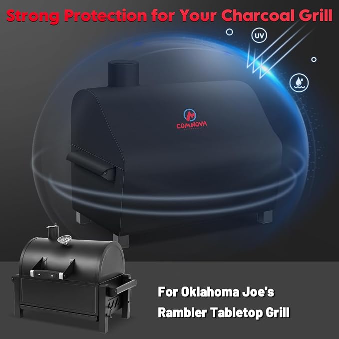 Grill Cover for Oklahoma Joe's Rambler Tabletop Charcoal Grill - Image 4