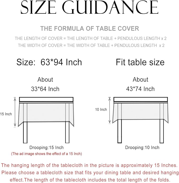 patdrea Designer Vintage Long Rectangle Tablecloth, Linen Pomegranates and - Image 7