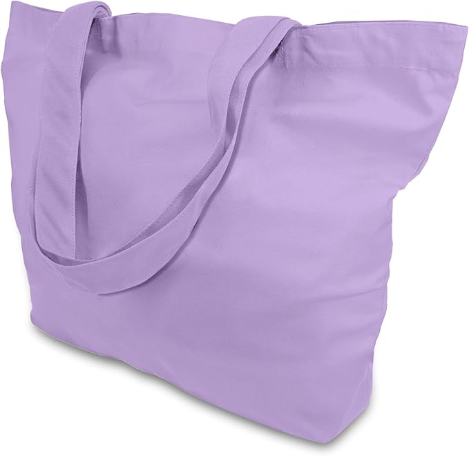 TOPDesign 1-Pack Super Strong Large 12oz Cotton Canvas Tote Bag, Reusable by TOPDesign