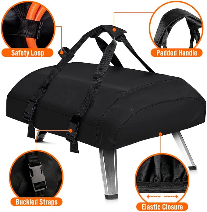 Carry Cover for Ooni Koda 12 inch Pizza Oven, iCOVER Heavy Duty Portable 12 Gas - Image 2