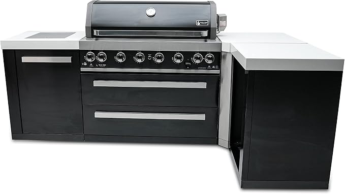 Mont Alpi MAi805-BSS90 44-inch 6-Burner 115000 BTU Deluxe Black Stainless Steel - Image 2