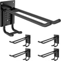 4 Pack Garage Hooks Heavy Duty 10 INCH Double-Layer Steel Shed Wall Mount by Tanzfrosch