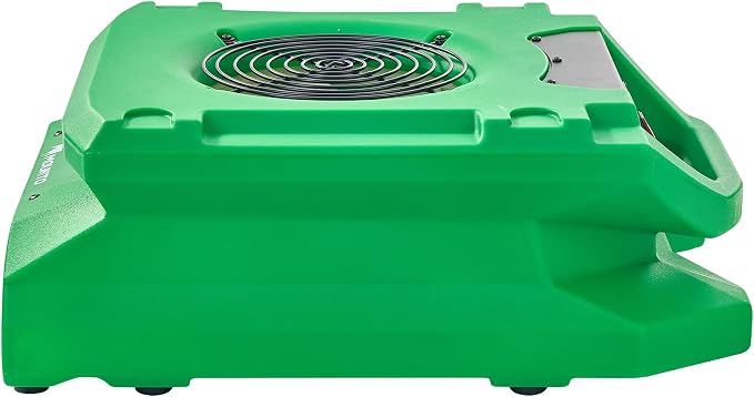 MOUNTO 1/4 HP 1200 CFM Low Profile Air Mover, 2-Speed Carpet Dryer Floor Fan - Image 4