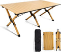 Folding Camping Table, Lightweight Roll-Up Table Aluminum Low Portable Picnic by ROLLINGSURFER