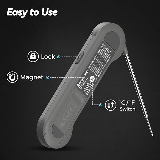 0.5 Sec Instant Read Meat Thermometer Digital - Image 7