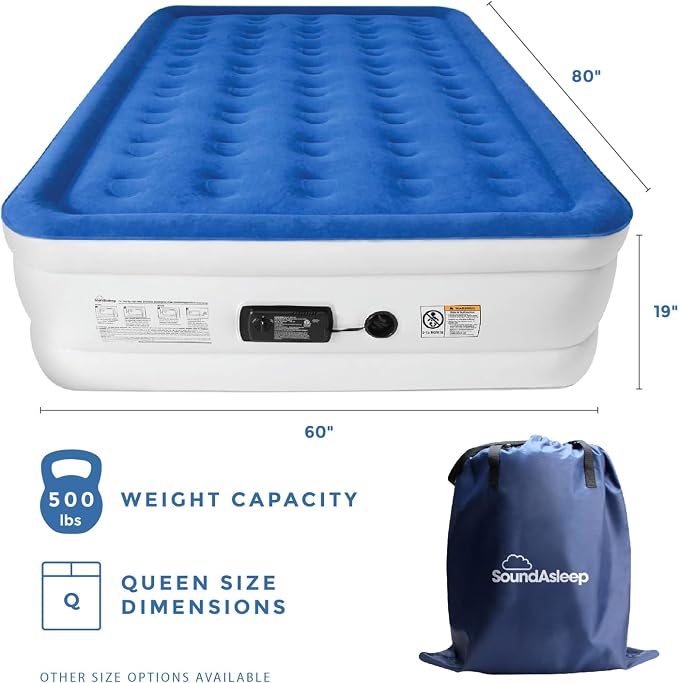 SoundAsleep Products Dream Series Luxury Air Mattress, ComfortCoil Technology - Image 4