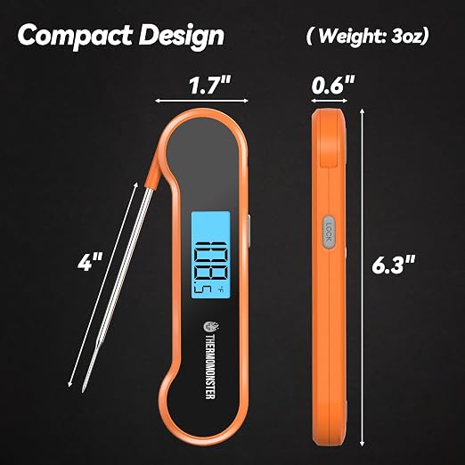 0.5 Sec Instant Read Meat Thermometer Digital - Image 6