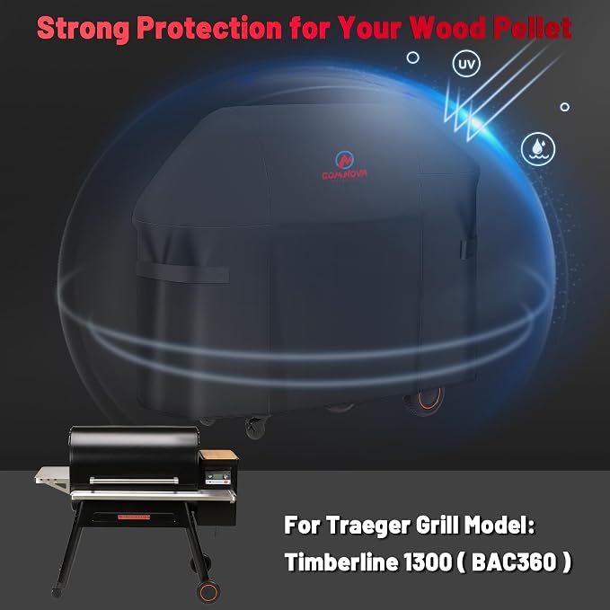 Comnova Grill Cover for Traeger Timberline 1300 - Image 5