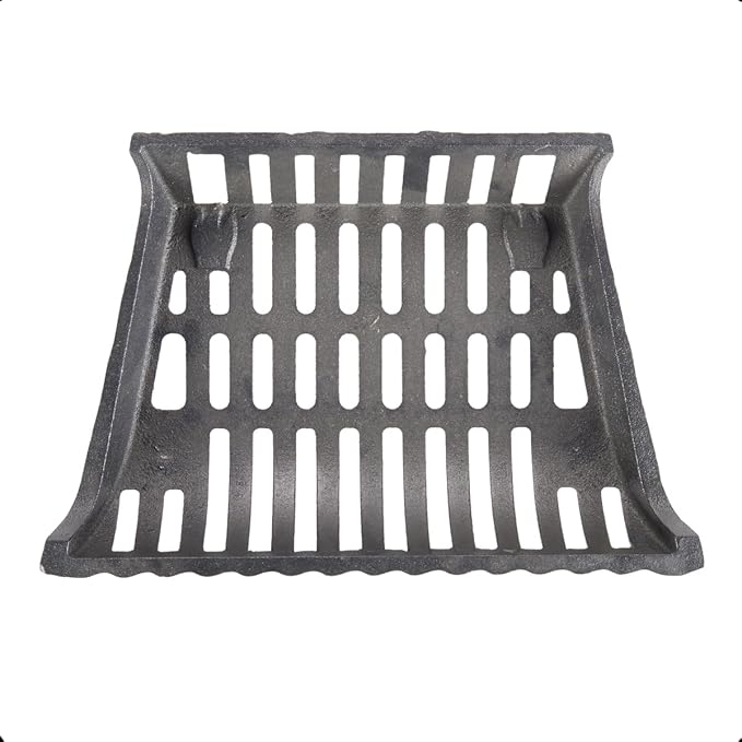 17 inch Fireplace Grate Heavy Duty, Cast Iron Fire Grate - Image 4