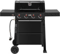 4-Burner Gas BBQ Grill with Side Table, 000 BTU Outdoor Propane Grill with by Idealforcook