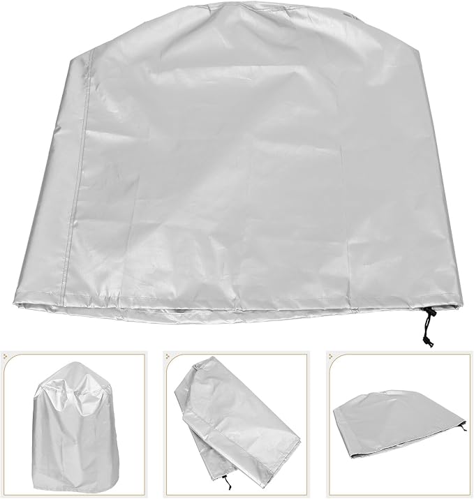Mikikit Polyester Outdoor Grill Cover BBQ Barbecue Protective Cover - Image 7