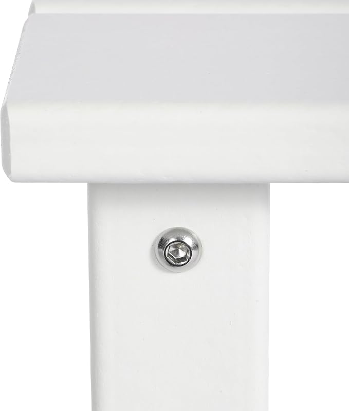Costaelm Kids Outdoor Side Table, Small Patio HDPE Adirondack Square Table - Image 6