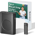 Moman Voice Amplifier with Wireless Lavalier Microphone, Zero Whistling Low by Moman
