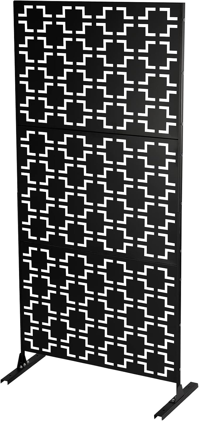 Outdoor Metal Privacy Screen by WANLECY