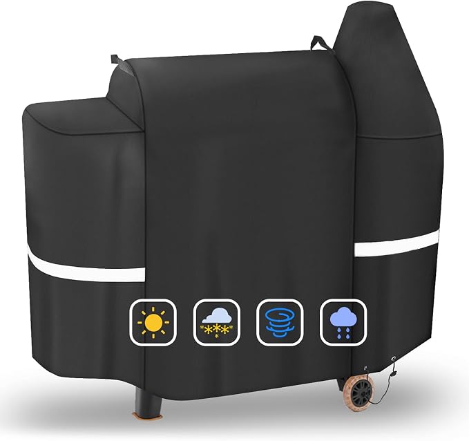 Grill Cover for Pit Boss Pro Series 850, 820 Wood Pellet Grill, 600D Heavy Duty by JCLMER