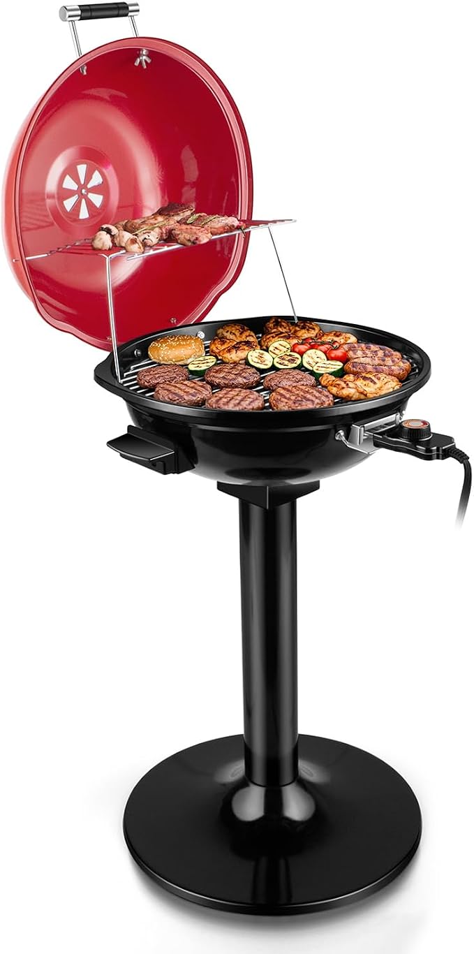 Electric Grill, Techwood Indoor/Outdoor Electric BBQ Grill, 1600W Portable by Techwood