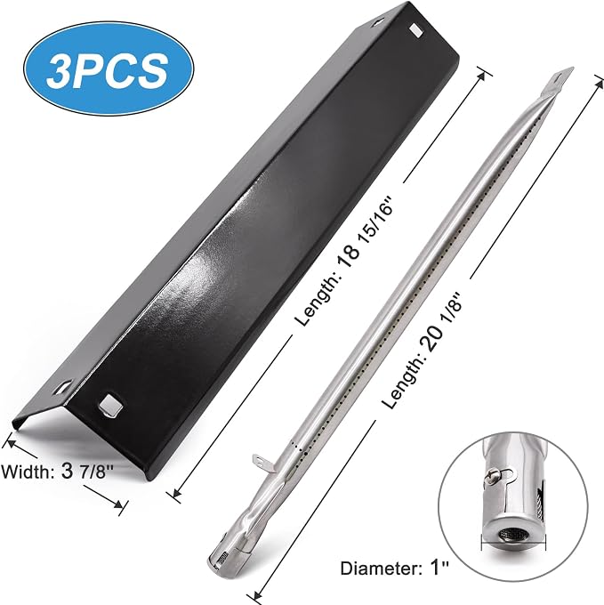 Adviace Grill Parts for Char Griller 5050, King Griller 3008, Cast Iron Grill - Image 3