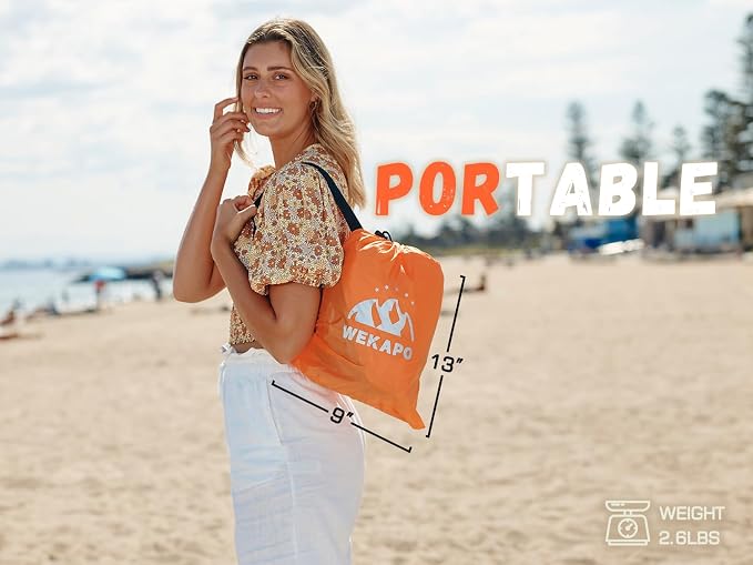 WEKAPO Inflatable Sun Lounger, Air Sofa, Waterproof and Leak-Proof, Picnics and - Image 2