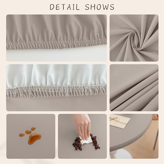 Round Fitted PU Tablecloth - Image 6