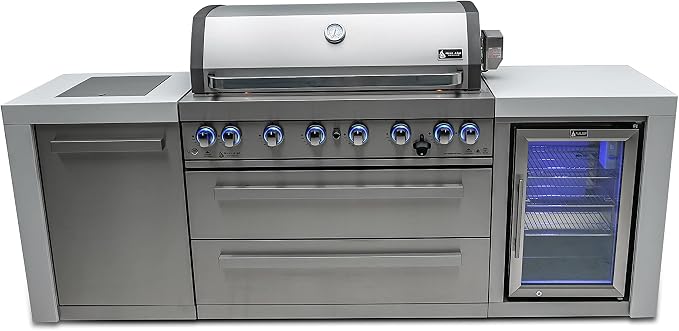 Mont Alpi 805 MAi805-DFC 115000 BTU Stainless Steel Deluxe Modular Outdoor by MontAlpi