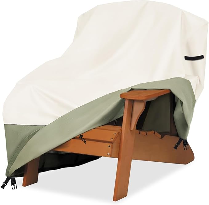 Patio Adirondack Chair Cover 32 W x 35 D x 36 H inches, 600D Heavy Duty by Owlcover