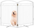 Full Metal Free Standing Dog Gate by WeLovePetsAsMuchAsYouDo