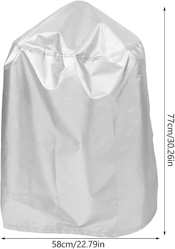 Mikikit Polyester Outdoor Grill Cover BBQ Barbecue Protective Cover - Image 2