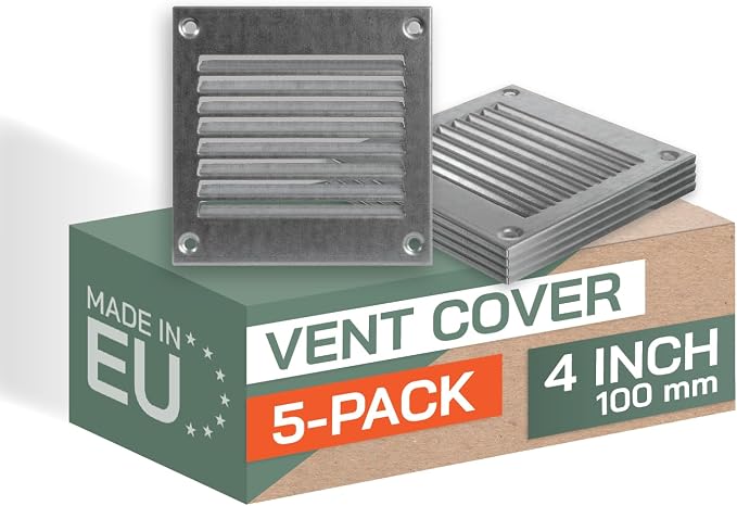 Vent Systems 4'' x 4'' Inch Pack of 5 by VentSystems